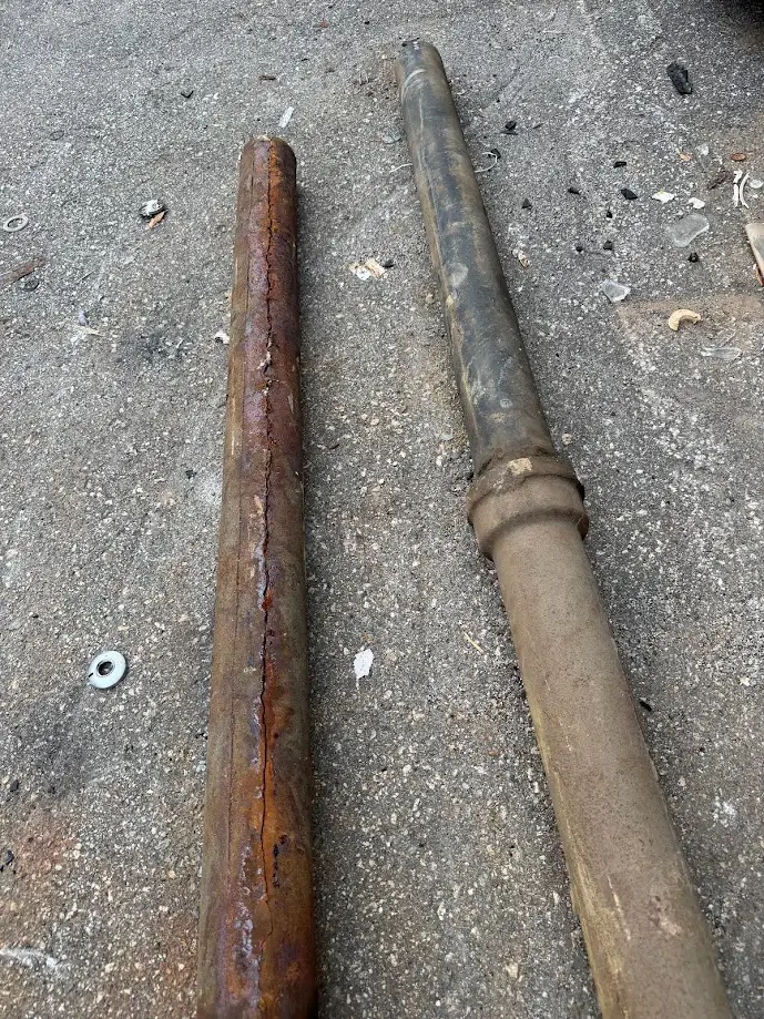 Repaired water line