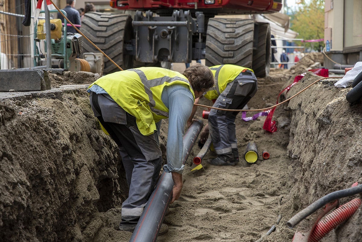 Sewer line repair and replacement